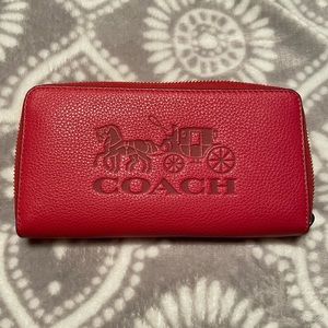 Coach Long Zippered Wallet NWT